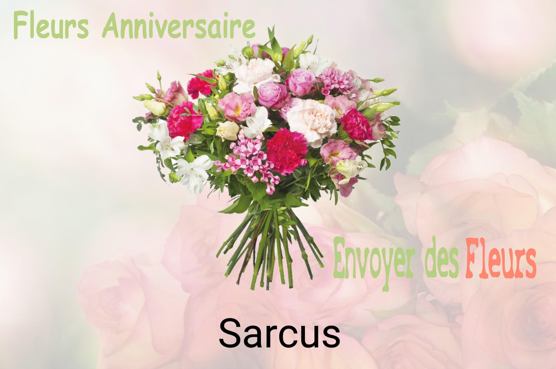 Bouquet de fleurs d’anniversaire livré à Sarcus